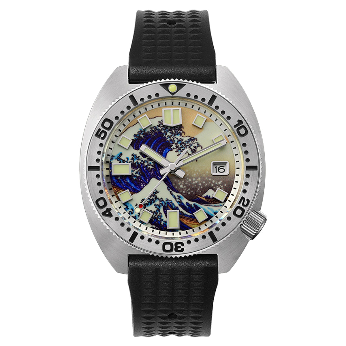 Diving watch mechanical watch - enhanced image 2