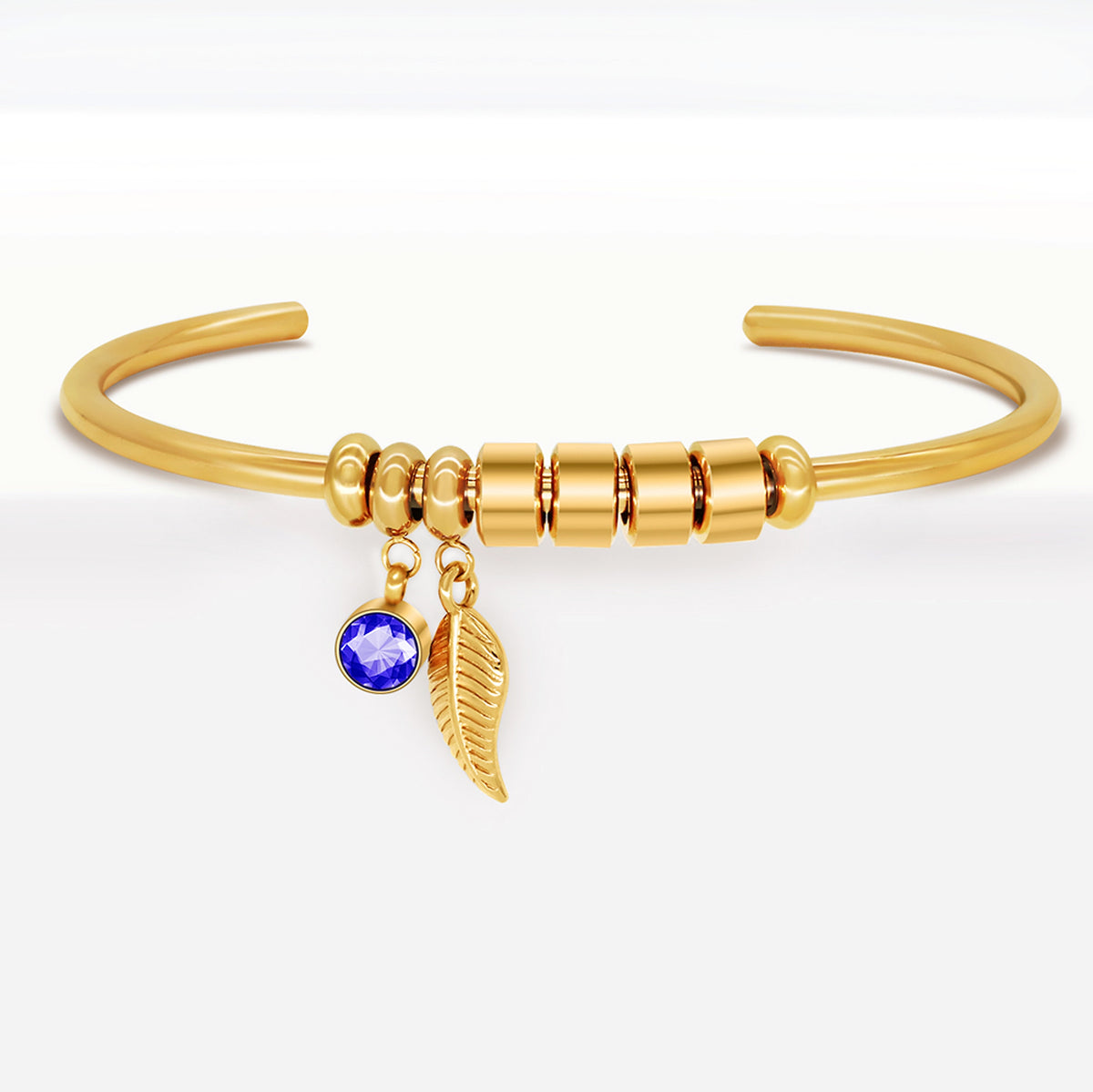 LuxeJewels™ – Birthstone Initial Bracelet - enhanced image 2