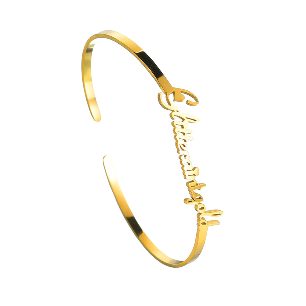 Personalized Stainless Steel Name Bracelet – Custom Engraved Jewelry - enhanced image 2
