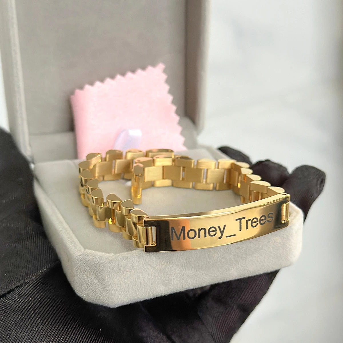 DIY Large Nameplate Engraved Letter Pendant - enhanced image 2