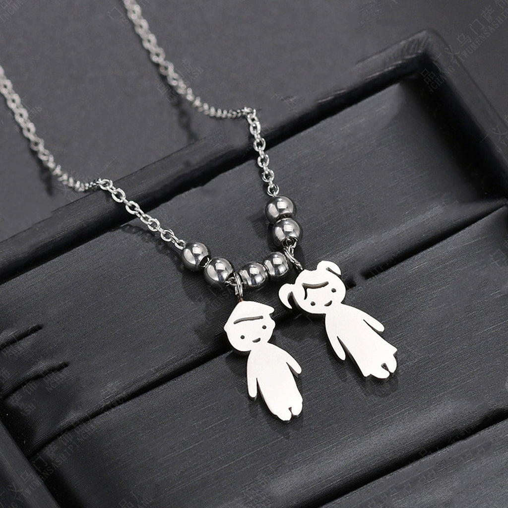Diy Ornaments Boys And Girls Free Combination Necklace - enhanced image 2