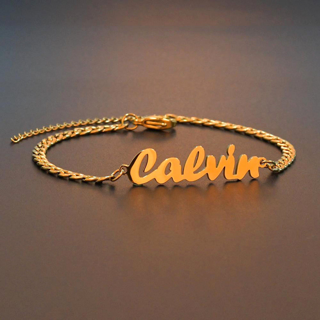 DIY Personalized Custom Stainless Steel Name Bracelet – Engraved Jewelry for Men & Women - enhanced image 2