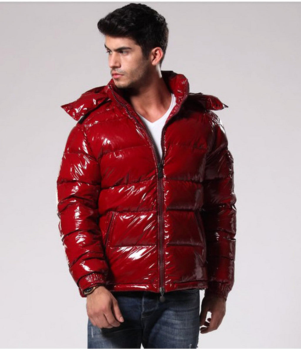Down Short Mens Thick Warm Jacket - enhanced image 2