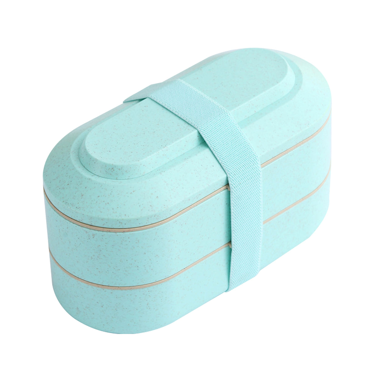 EcoBento™ – Japanese Wheat Straw Bento Box | Microwave Safe & Minimal Design - enhanced image 2
