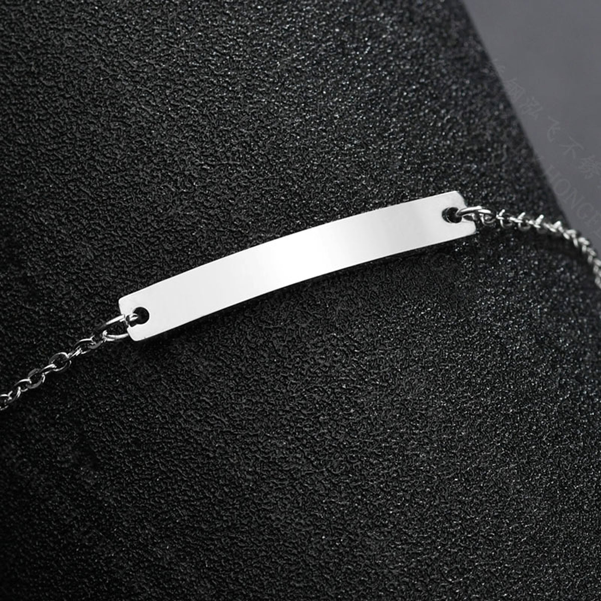 English Name Bracelet Personalized Titanium Steel Handwear - enhanced image 2
