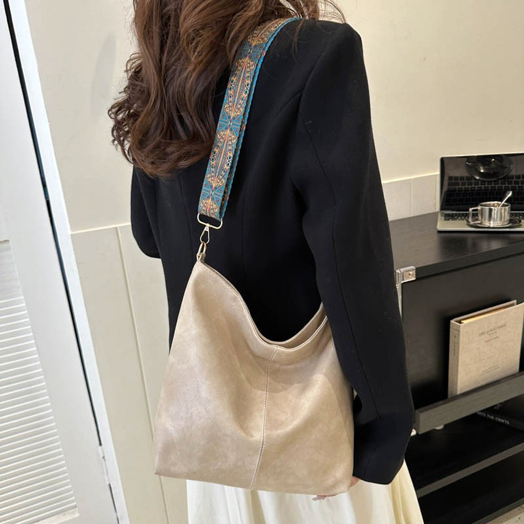 EthnicaBag™ – Women’s Shoulder Bag with Ethnic Wide Strap - enhanced image 2