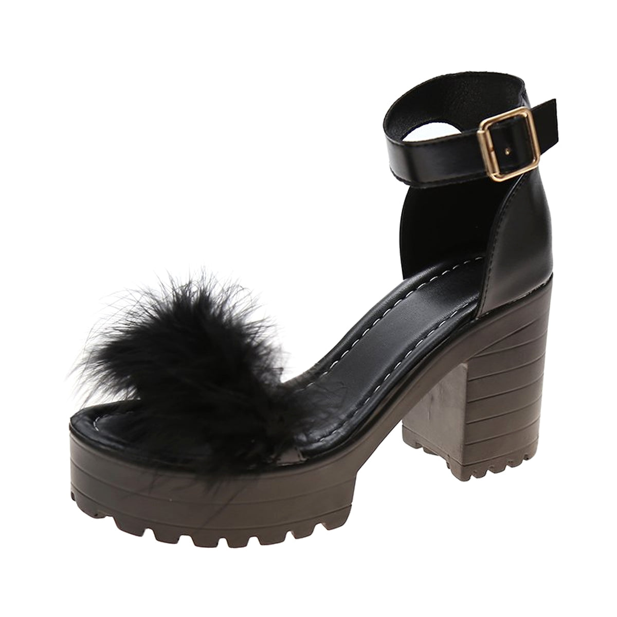 Fashion Plus Size Waterproof Platform High Heel Sandals Women Shoe - enhanced image 2