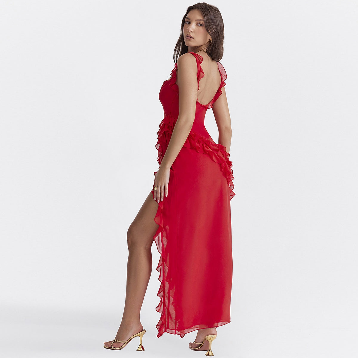 Female Summer Fashionable Stringy Selvedge Stitching Temperament Dress - enhanced image 2