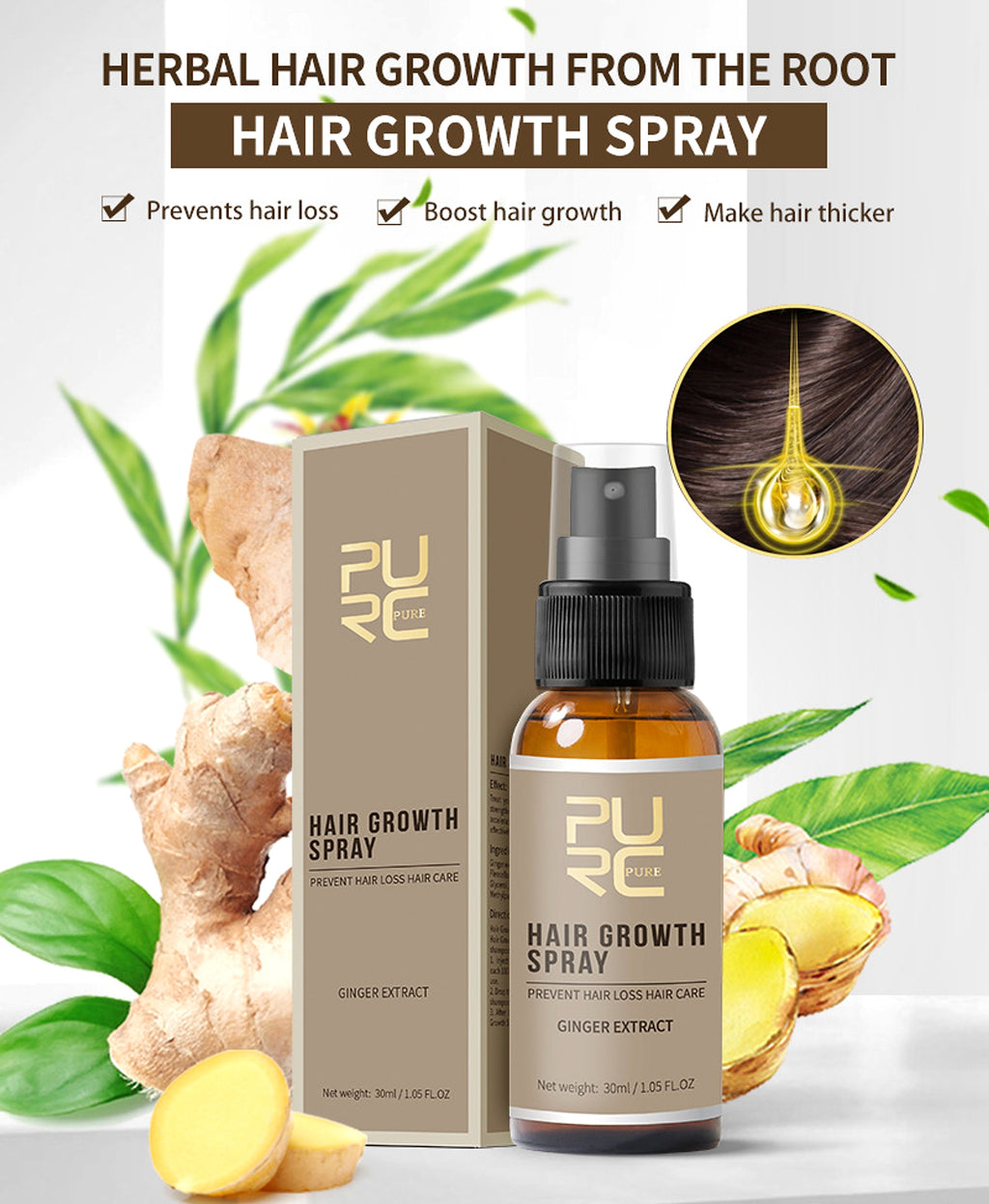 GingerGrow™ Professional Hair Care Kit - enhanced image 2