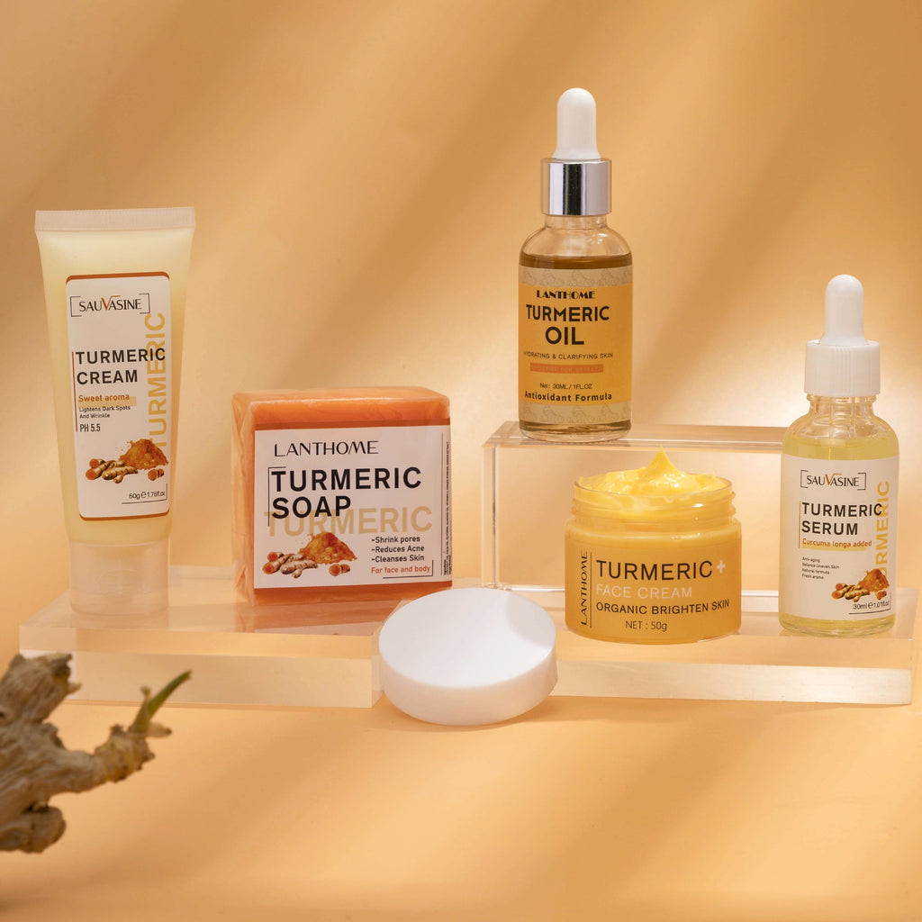 GlowRoot™ – 5-Piece Turmeric Skincare Kit for Radiant Skin - enhanced image 2