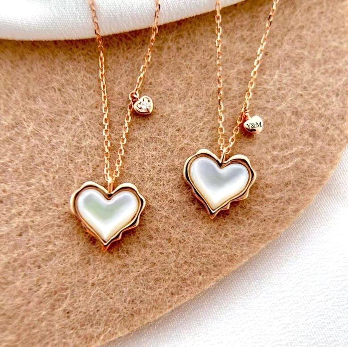 LuxeJewels™ - Gilded Love – 18K Rose Gold Collar Chain Set - enhanced image 2