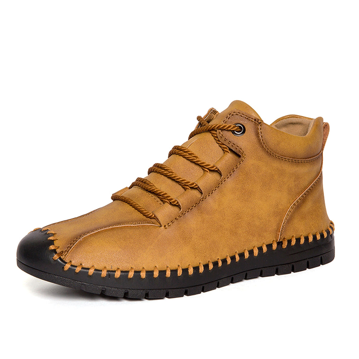 Hercule - Bottines en Cuir avec Lacets - enhanced image 2
