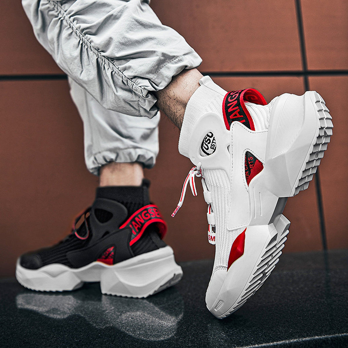 High Basketball Sports Shoes Sneaker Men - enhanced image 2