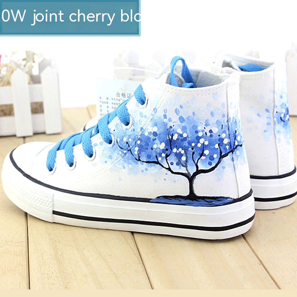 High Top Canvas Shoes For Summer And Autumn Women - enhanced image 2