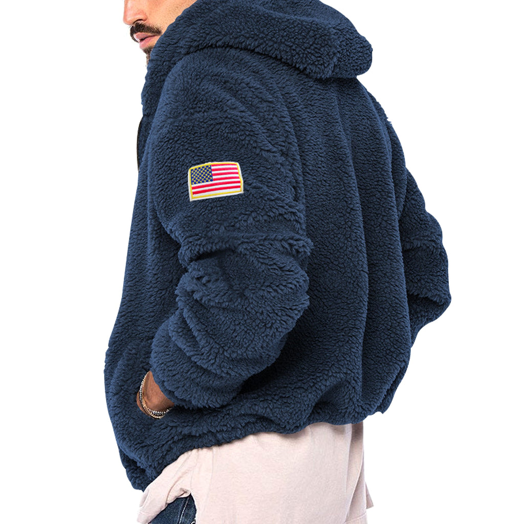 Hooded Zipper Casual Jacket Men - enhanced image 2