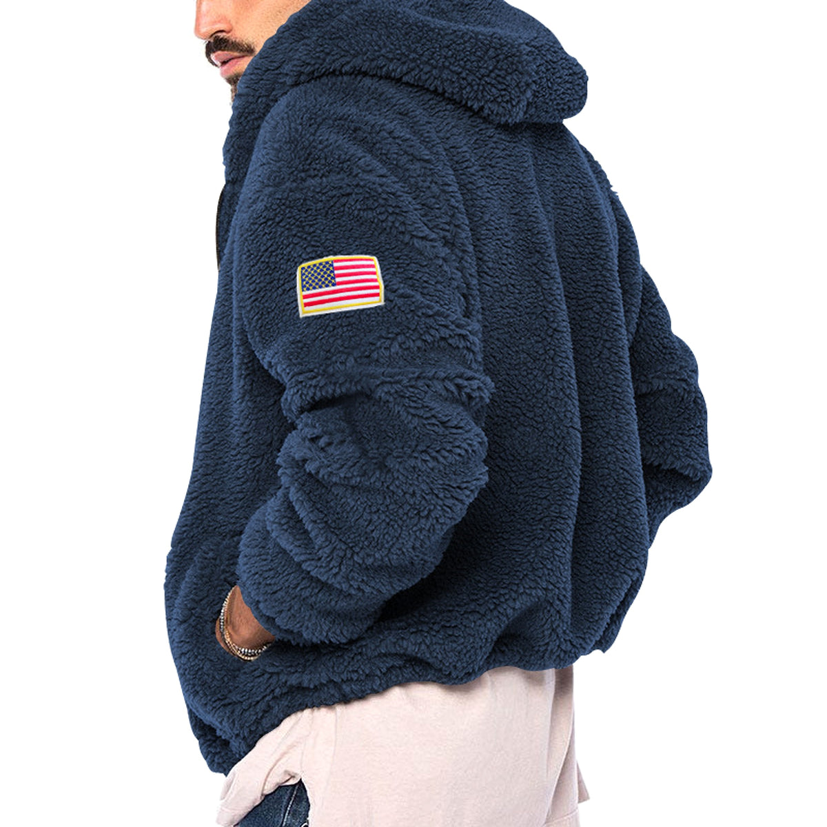 Hooded Zipper Casual Jacket Men - enhanced image 2