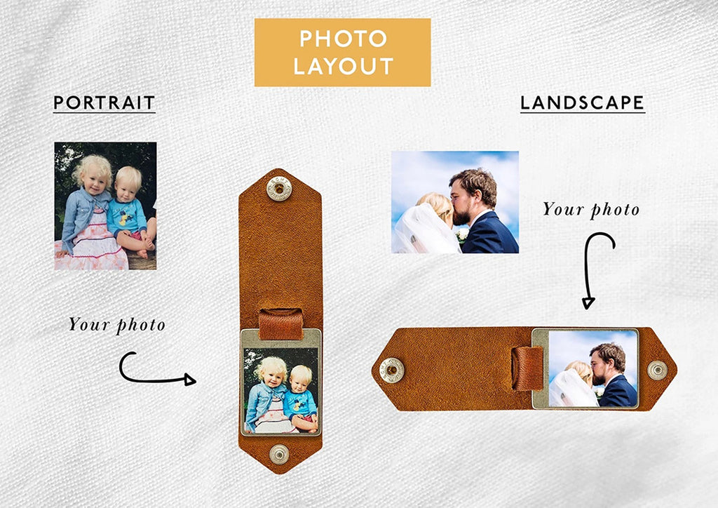 Personalized Leather Photo Keychain – Custom UV Color Printed Keyring - enhanced image 2