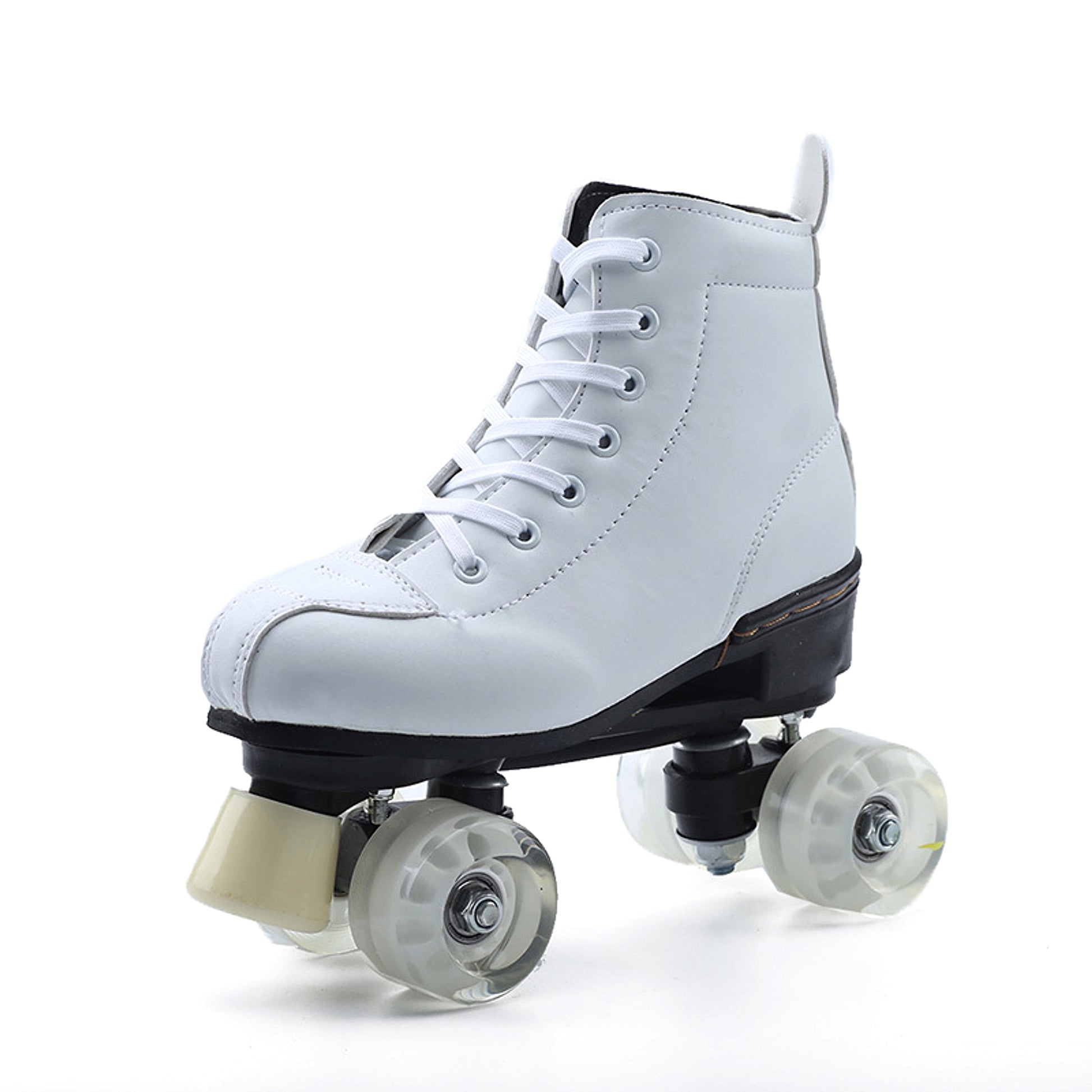 Leather Roller Blades Skates Camouflage Sneakers Flash Rollers - enhanced image 2