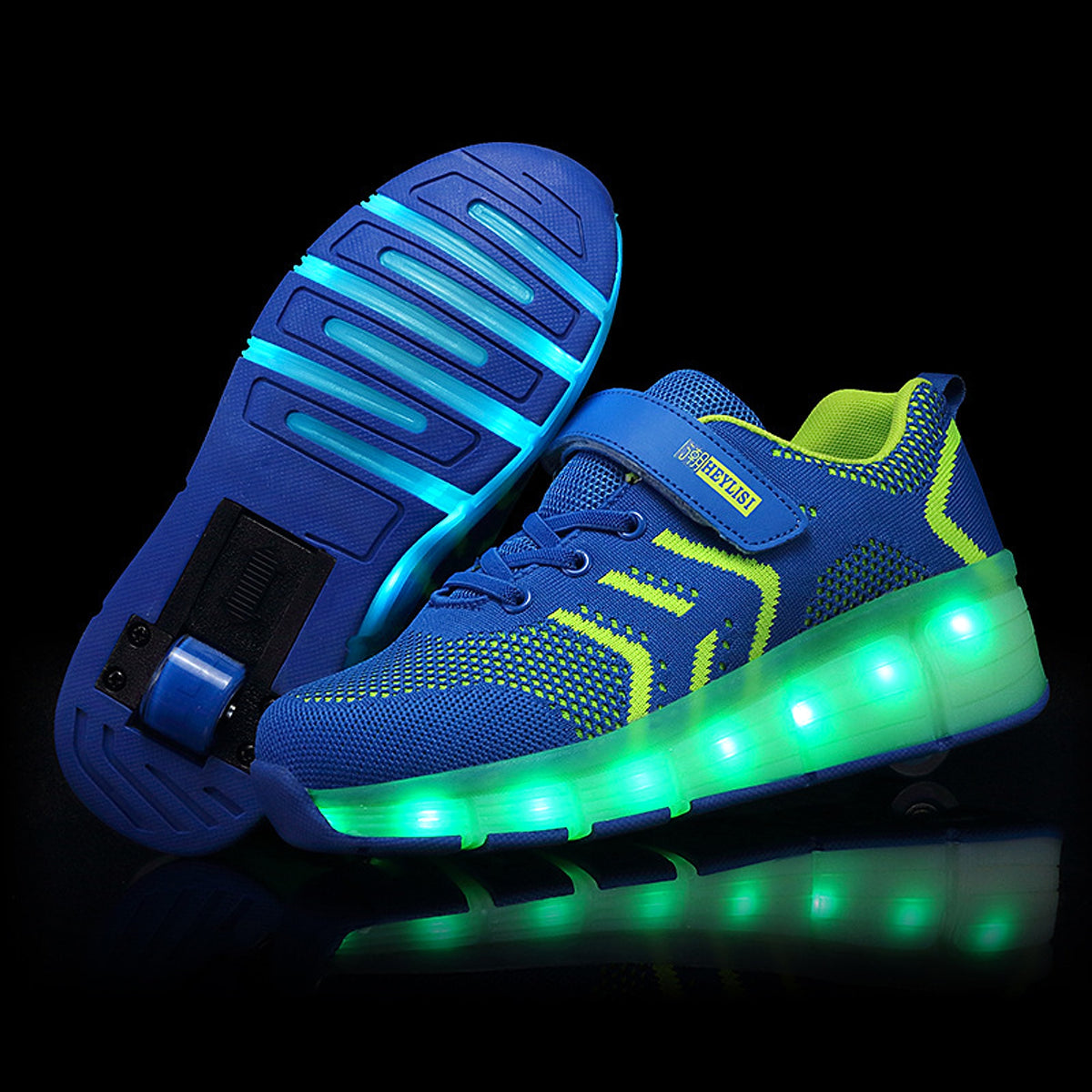 LED Light-emitting Rechargeable Roller Skates For Boys And Girls - enhanced image 2