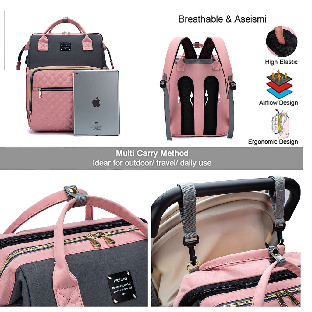 ALLFASHION™ – SmartMom+ Sunshade Baby Travel Bag - enhanced image 2