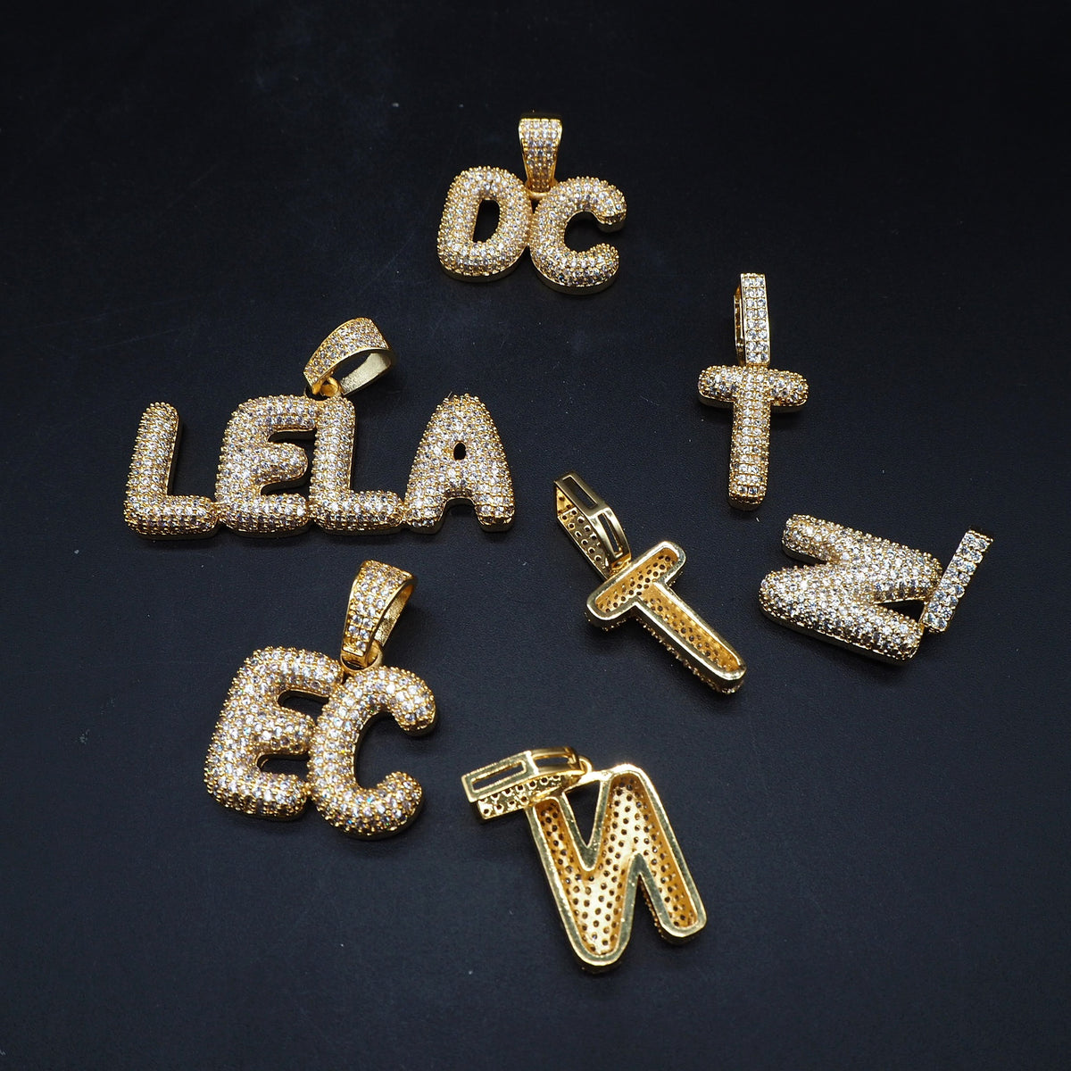 Personalized Letter Pendant Necklace – Minimalist Gold & Silver Initial Jewelry - enhanced image 2