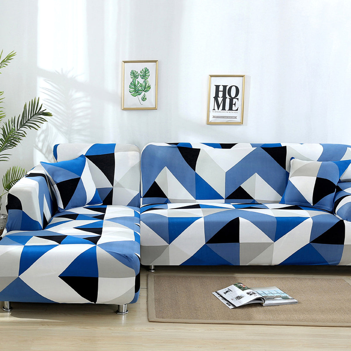 LineaFlex™ – Modern Graphic Stretch Sofa Cover - enhanced image 2