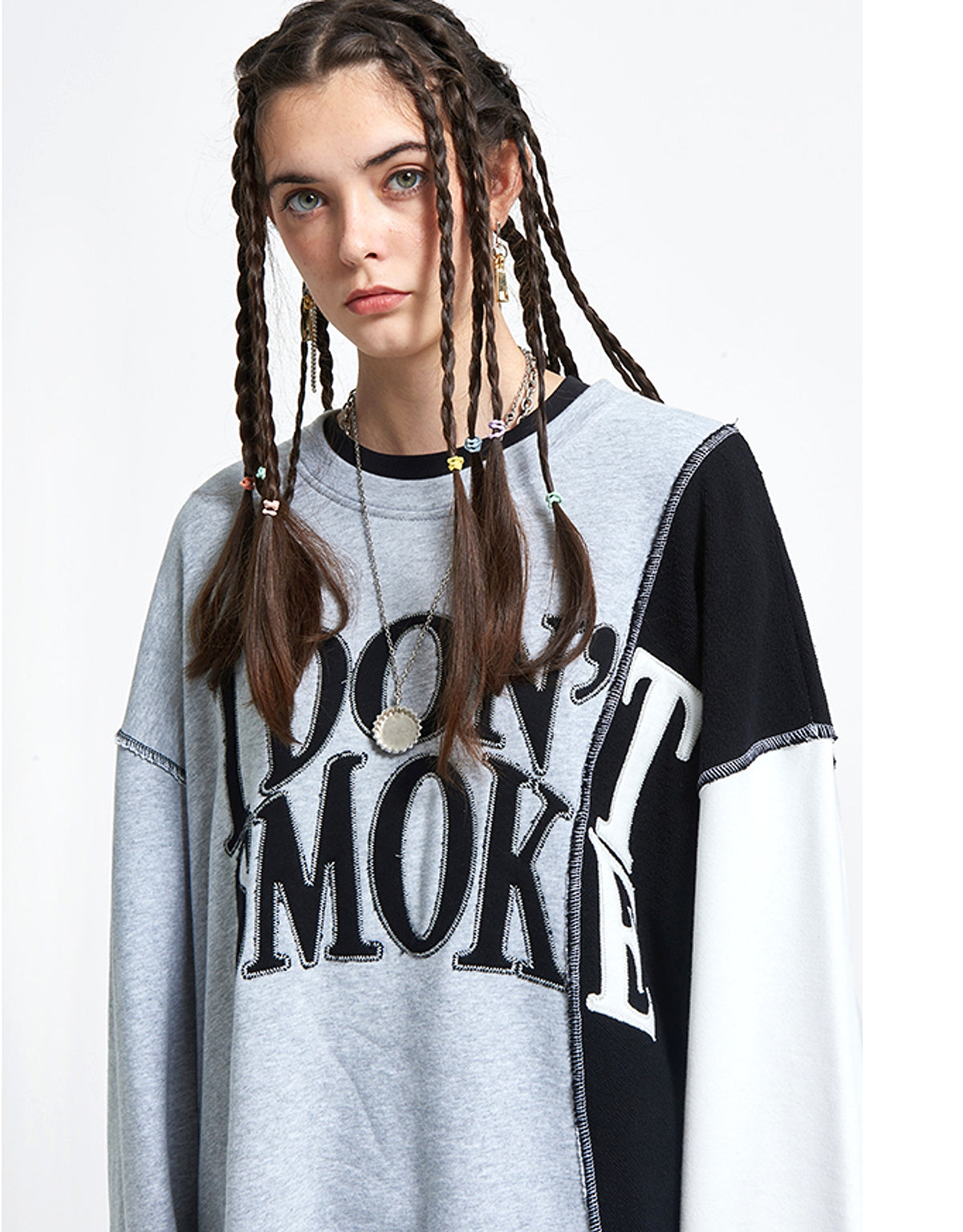 Logo Terry Sweater Women - enhanced image 2