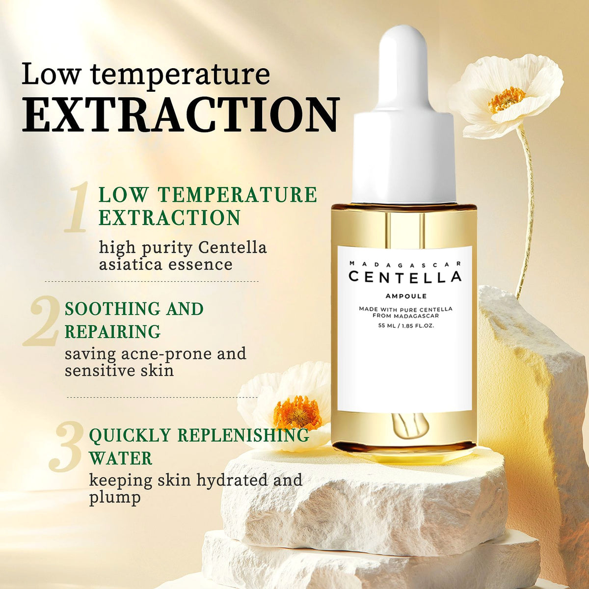 Madagascar Centella Face Serum – Calm, Hydrate & Heal - enhanced image 2