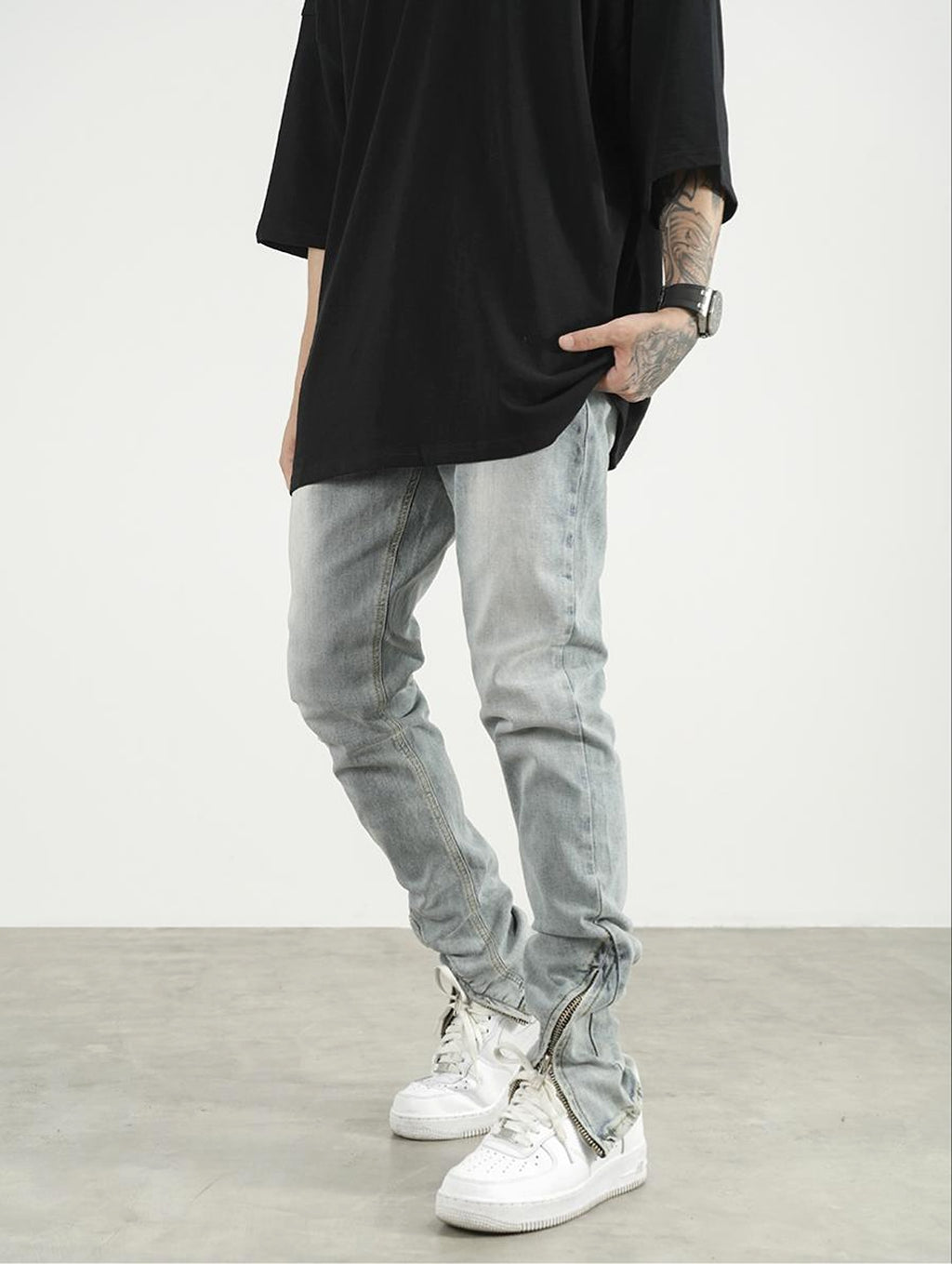 EdgeSplit™ – High Street Slim Jeans with Zipper Hem - enhanced image 2