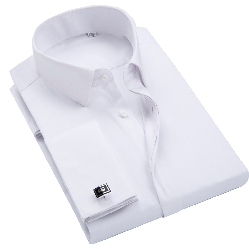 Men DressShirt Long Sleeve Shirt - enhanced image 2