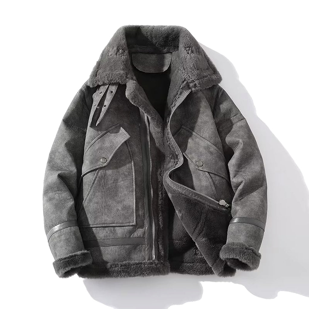A.1 Men's Jacket Retro Berber Fleece Coat - enhanced image 2