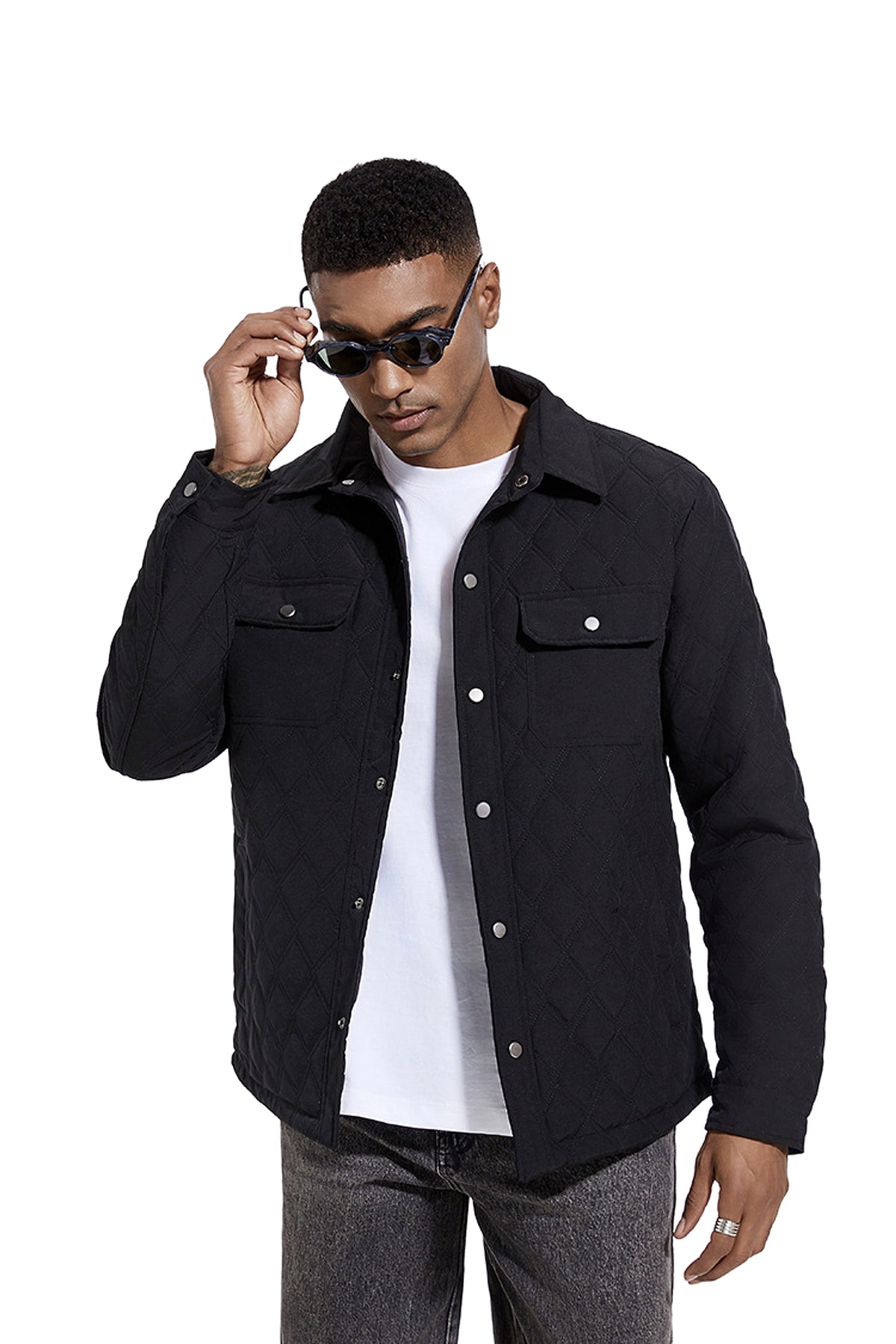 Men's Fashion Jacket Business Jacket Cotton Jacket - enhanced image 2