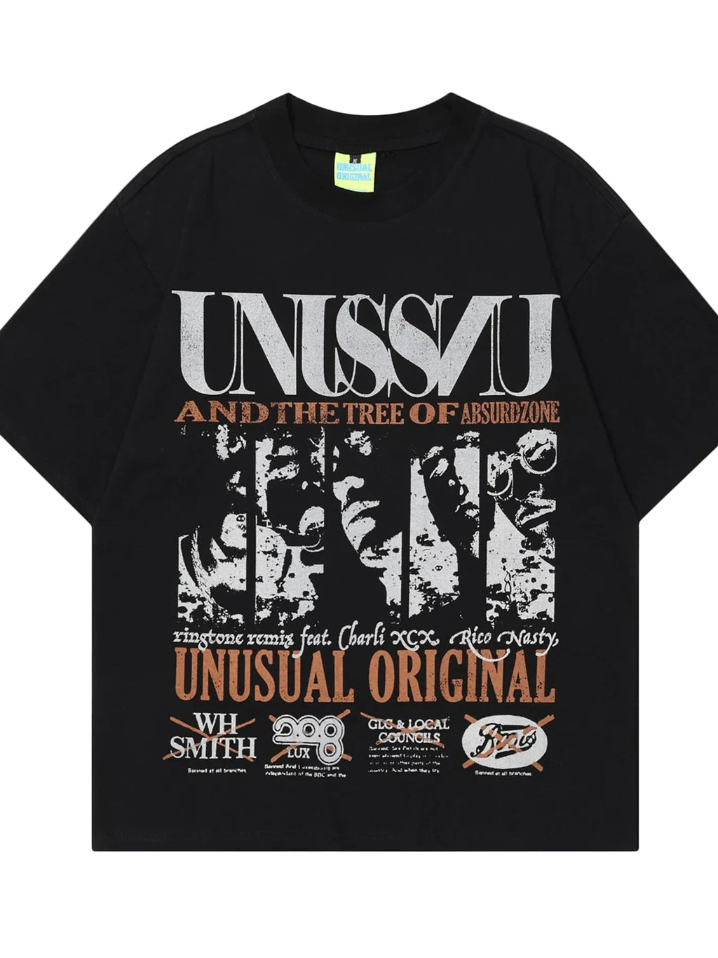 Men's Graphic Round Neck Oversized T-Shirt - enhanced image 2