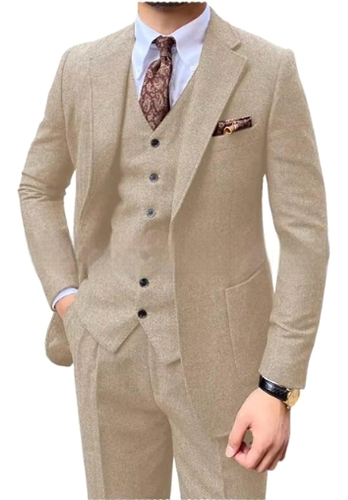 Beaumont™ – Fashion Casual Three-Piece Suit - enhanced image 2