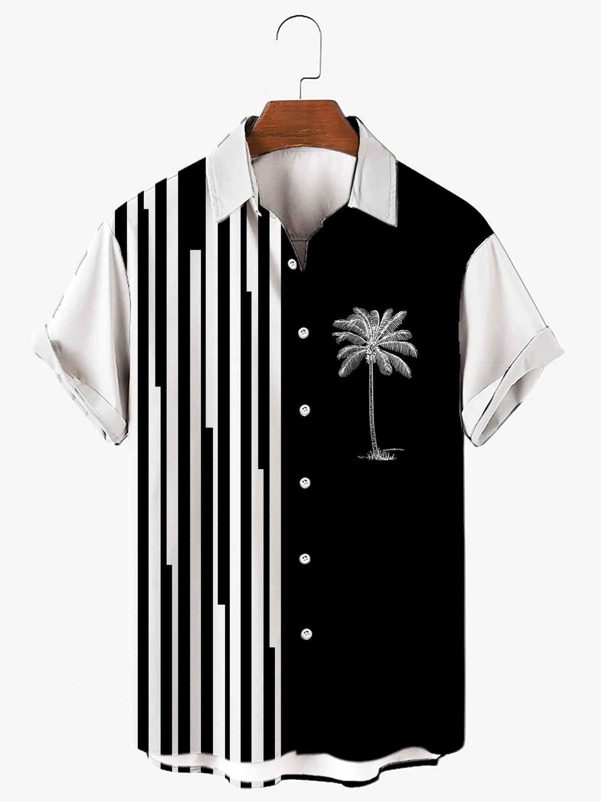 Men's Miami Vice Hawaiian DressShirt - enhanced image 2