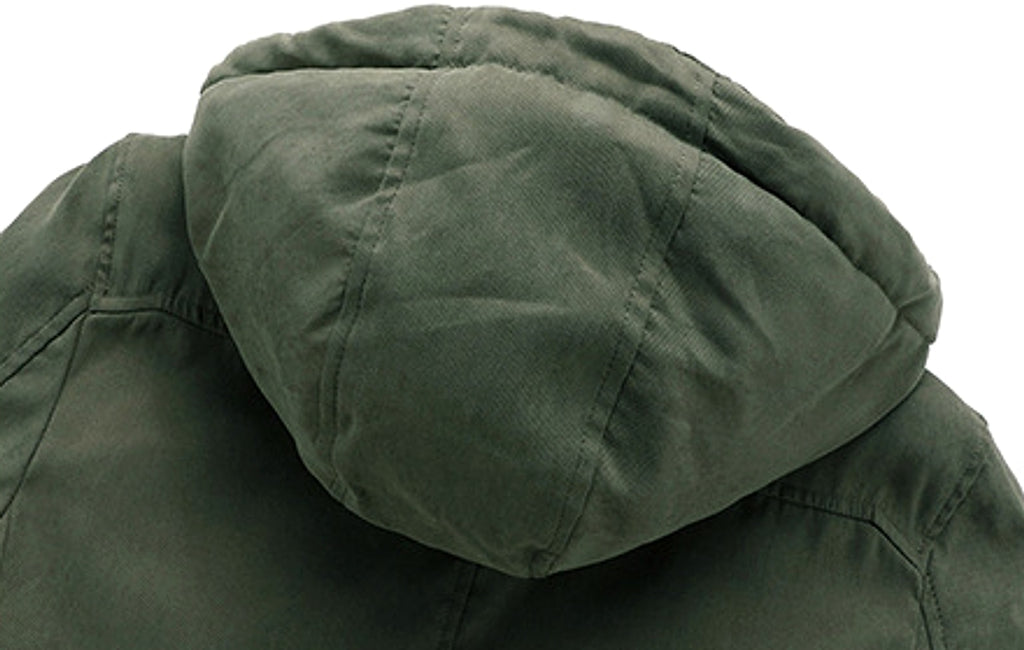 A Men's Plus Size Lambswool Cotton Jacket - enhanced image 2
