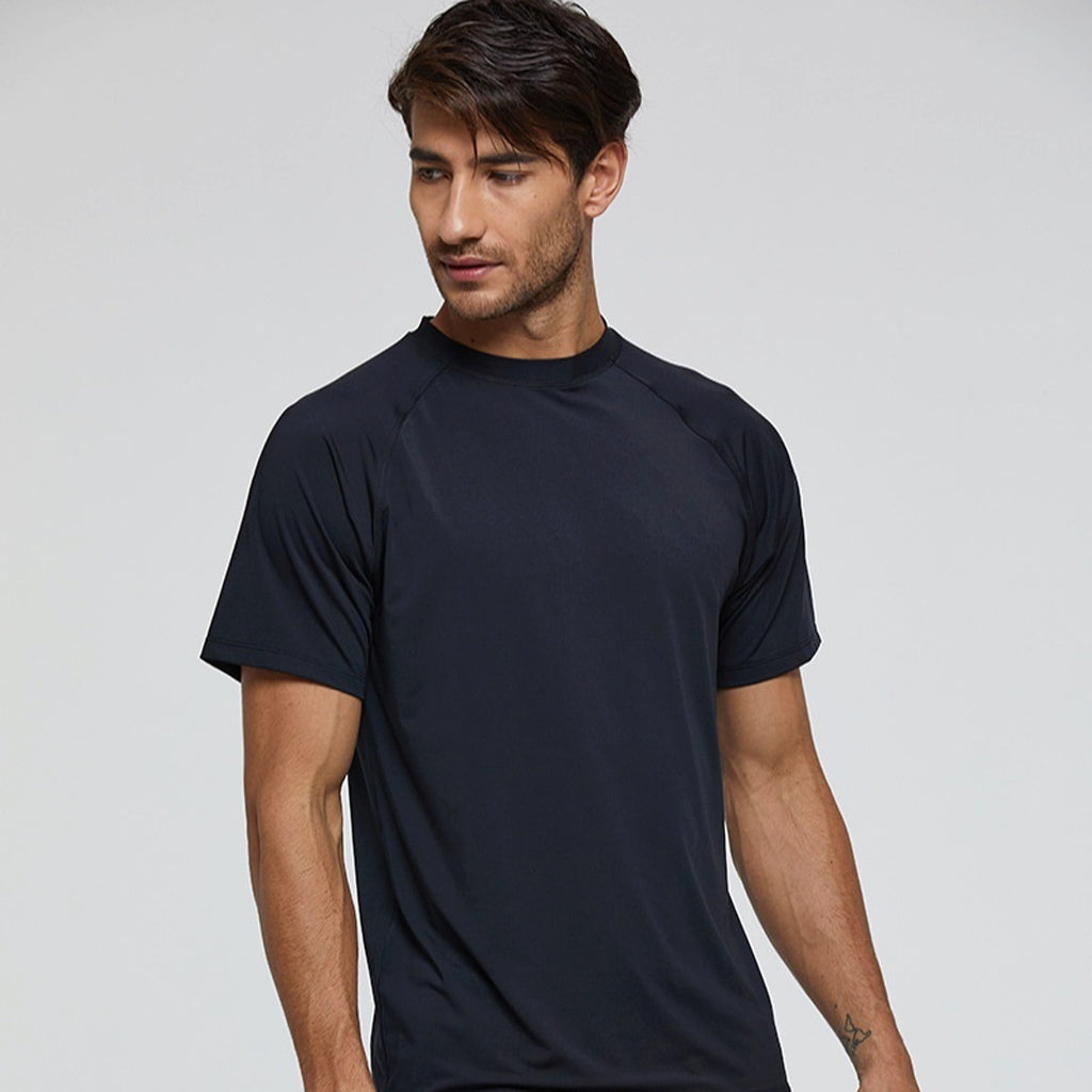 Men's Short Sleeve Loose Sun-proof Clothes Outdoor Sun Protection Quick Drying Clothes Men's Surfing Suit Swimsuit - enhanced image 2