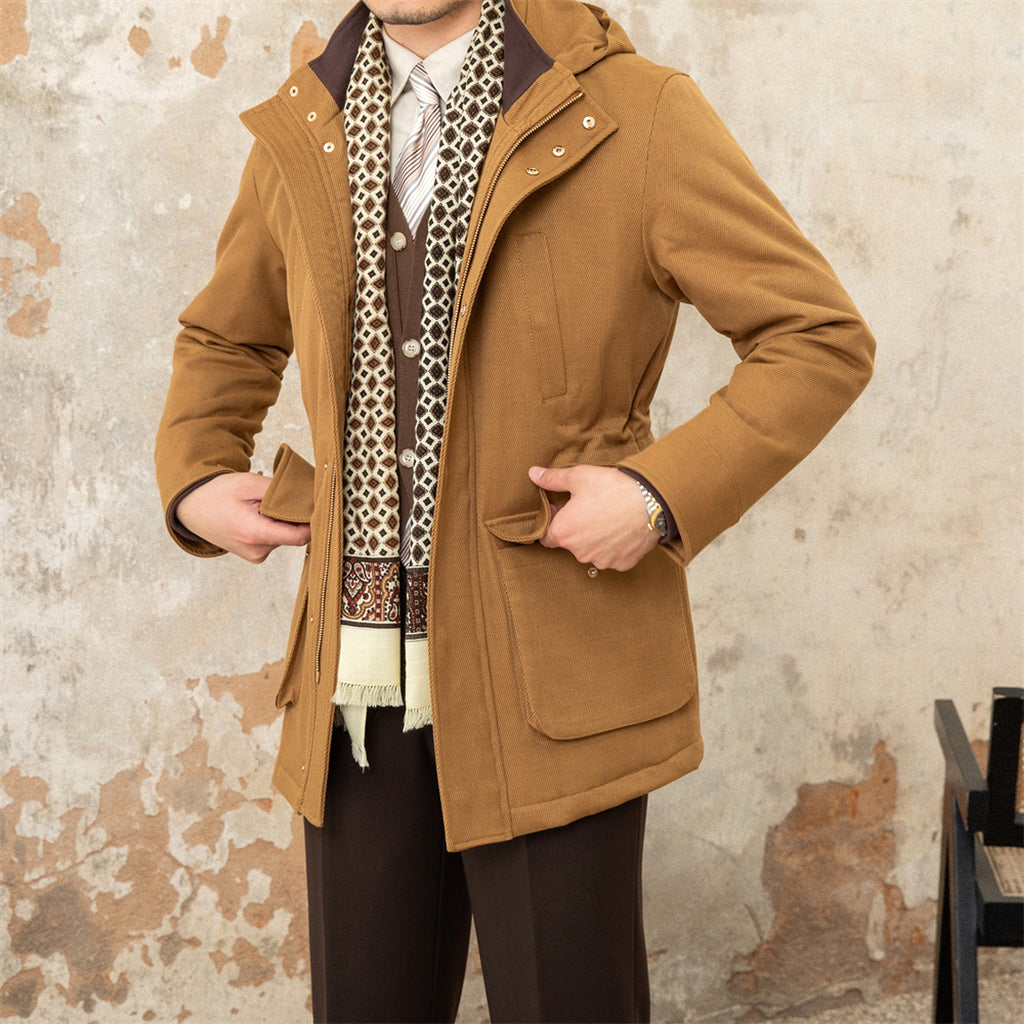 Men's Slim Hooded Casual Jacket - enhanced image 2
