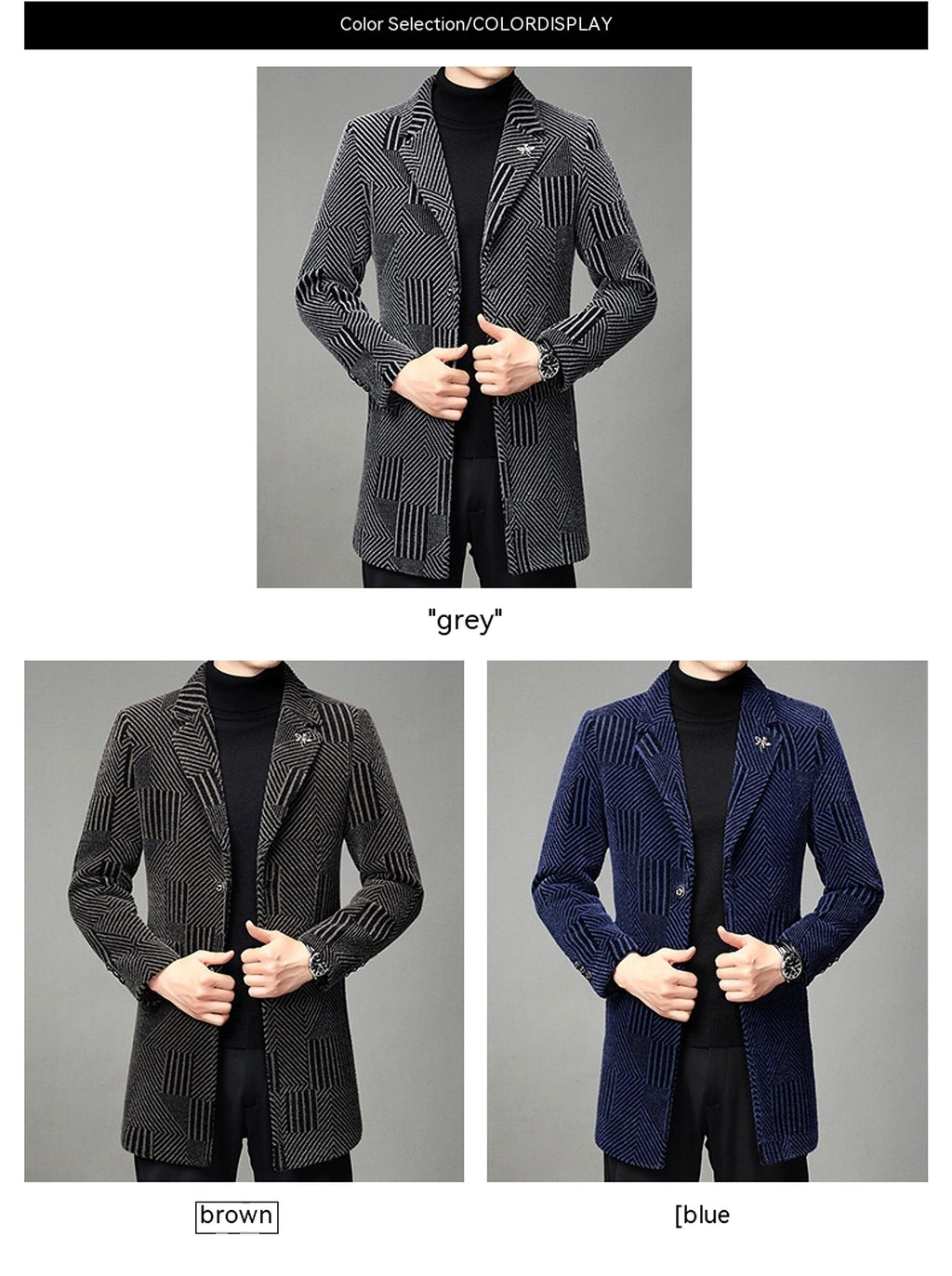 StormGuard™ – Men’s Autumn & Winter Windbreaker Coat