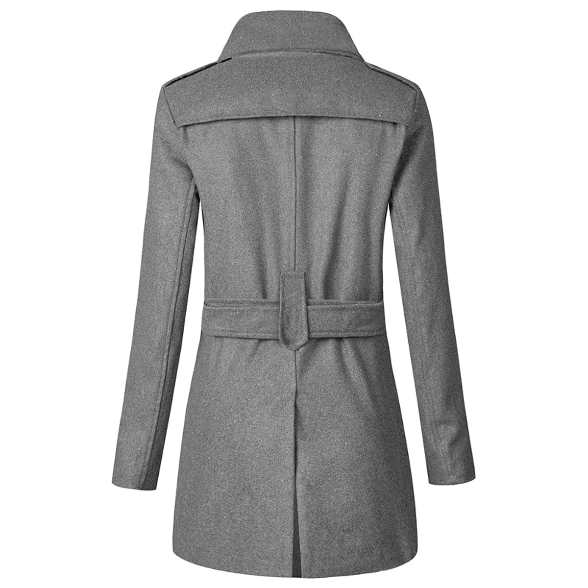 MetroTailor™ Men's Wool Coat – Refined Elegance & Comfor - enhanced image 2