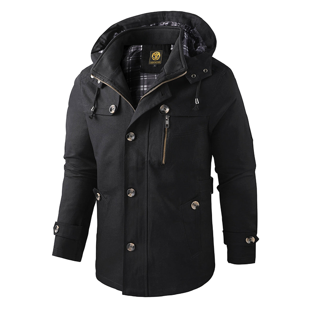 Mid-length Men's Jacket - enhanced image 2