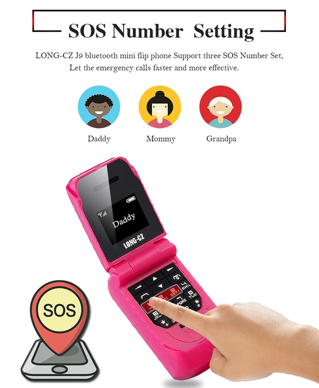 Z. Mini flip phone Accessories - enhanced image 2