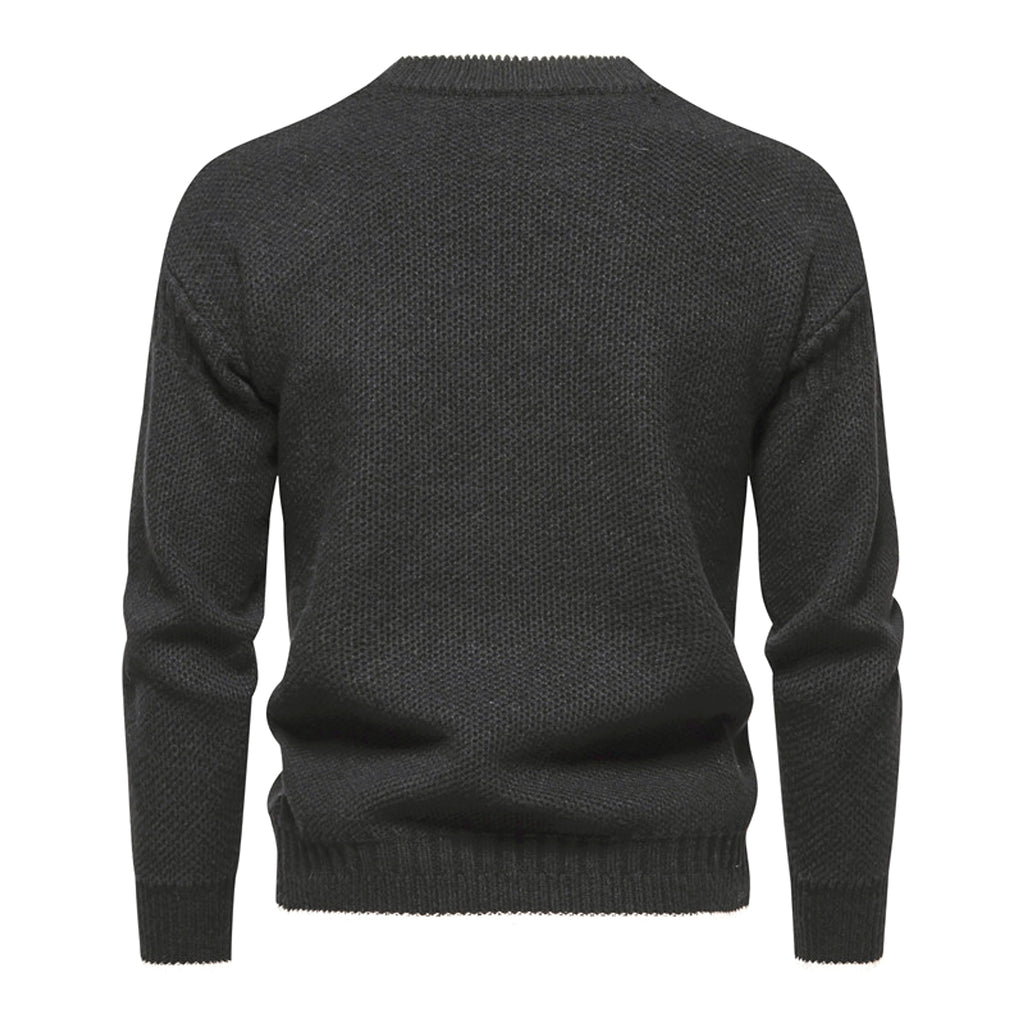 N - Profit - Trendy Leisure Warm Knitted Bottoming Youth Sweater Men - enhanced image 2