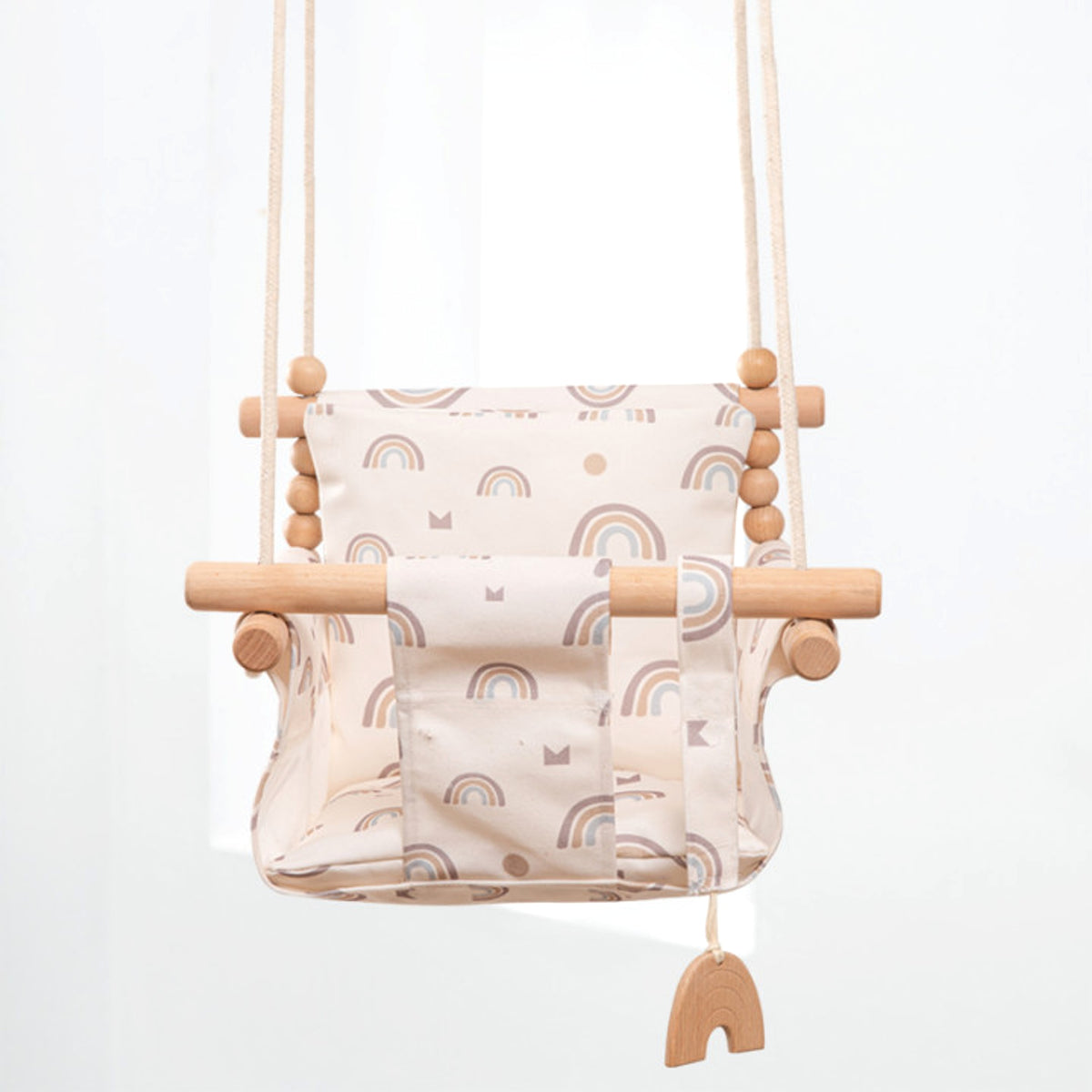 Naturoo™ – Cotton Canvas Baby Swing Chair - enhanced image 2