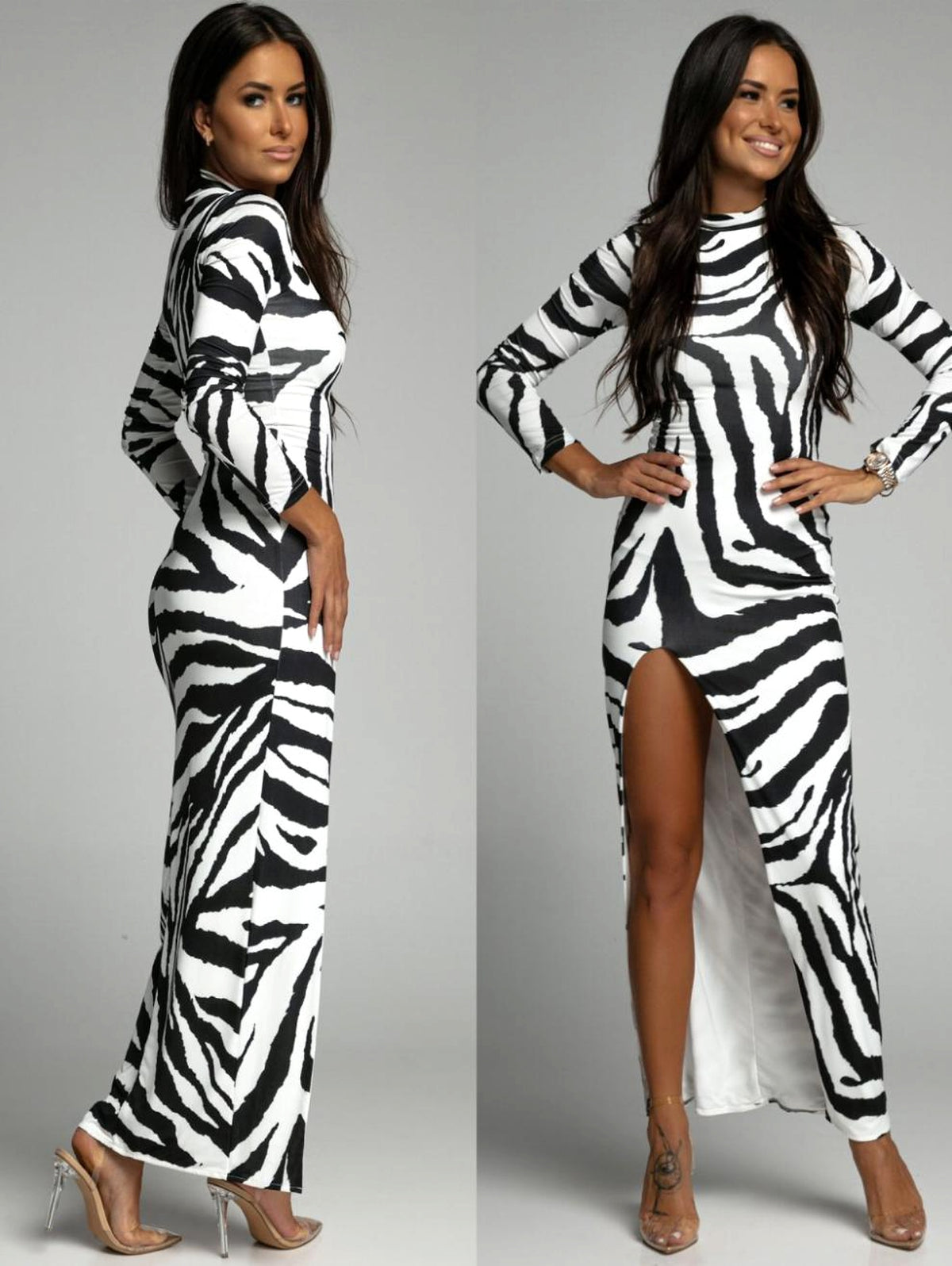 New Slim Dress Long Sleeve Dress - enhanced image 2