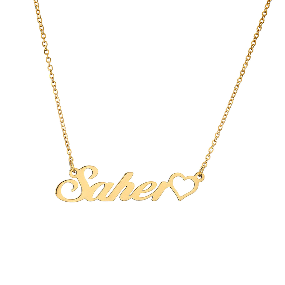 One Piece Make DIY Stainless Steel English Letter Pendant Clavicle Chain - enhanced image 2