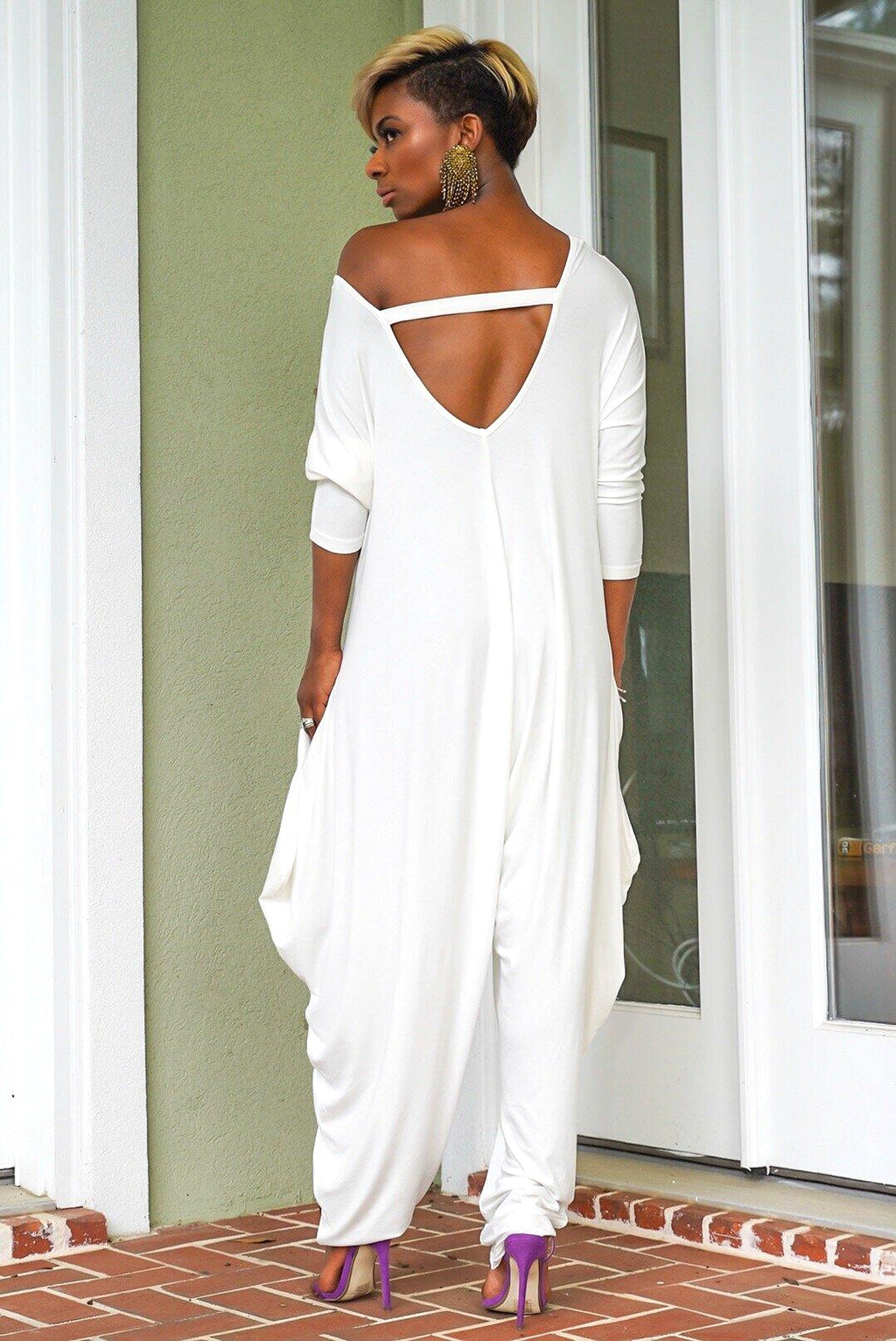 Oversized loose casual jumpsuit - enhanced image 2