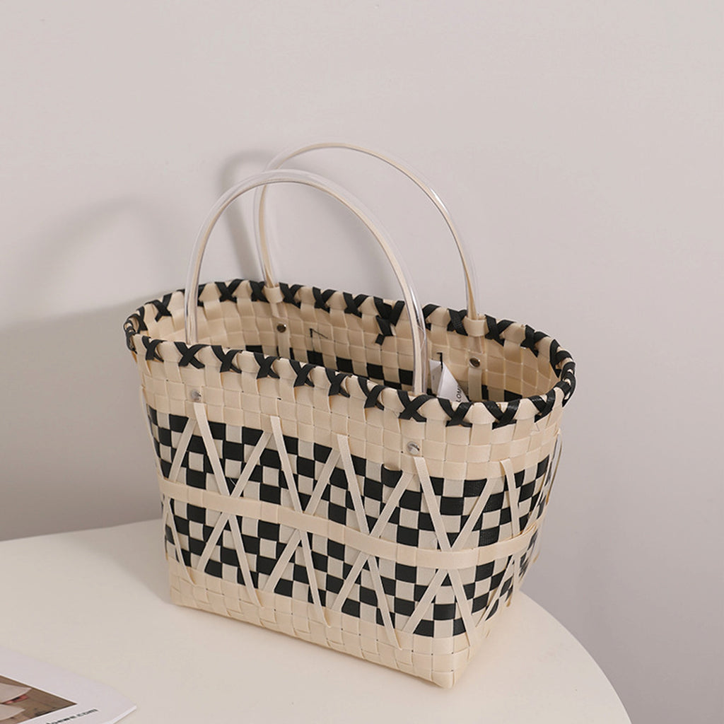 PandaWeave™ Handbag – Natural Chic Basket Edition - enhanced image 2