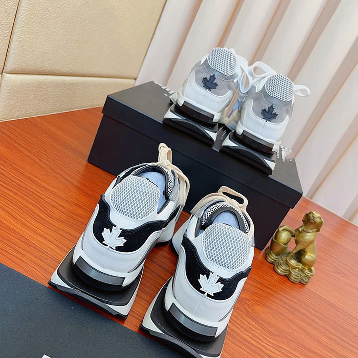 Pappies™ – Thick Bottom Colorblock Sneakers - enhanced image 2