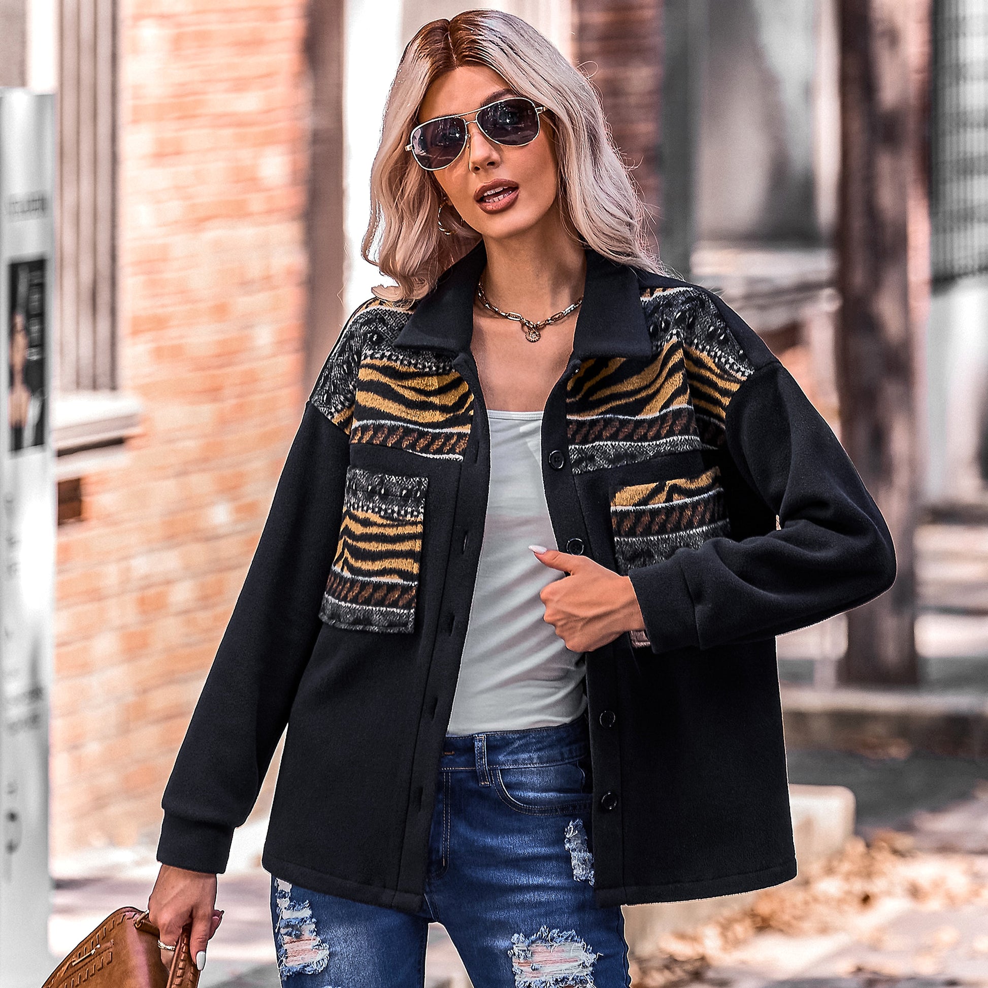 Patch Print Oversize Blazer – Haute Edition 25 - enhanced image 2
